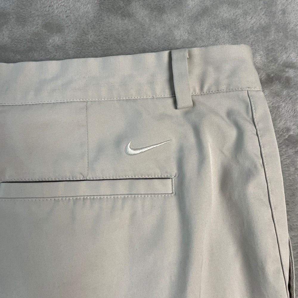 Nike Golf Tour Performance Dri-FIT Pants Mens 42 Light Khaki Tan White Casual - Picture 16 of 16
